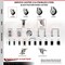 Service Caster 3 Inch 316SS Black Polyurethane Swivel 1-1/8 Inch Expanding Stem Caster Set SCC SCC-SS316EX20S314-PPUB-BLK-118-4 - alternate 4